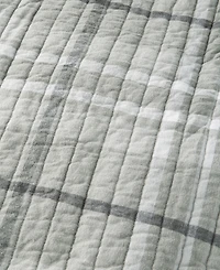 Charter Club Brushed Cotton Plaid 3-Pc. Quilt Set, Full/Queen, Macy's Exclusive