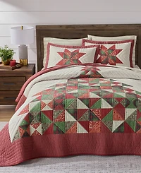 Charter Club Tinsel Tree 3-Pc. Quilt Set, Full/Queen, Macy's Exclusive