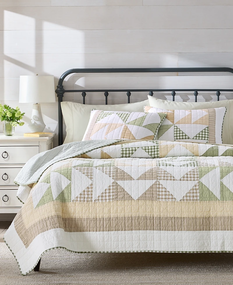 Charter Club Woodland Patchwork 2-Pc. Quilt Set, Twin, Macy's Exclusive