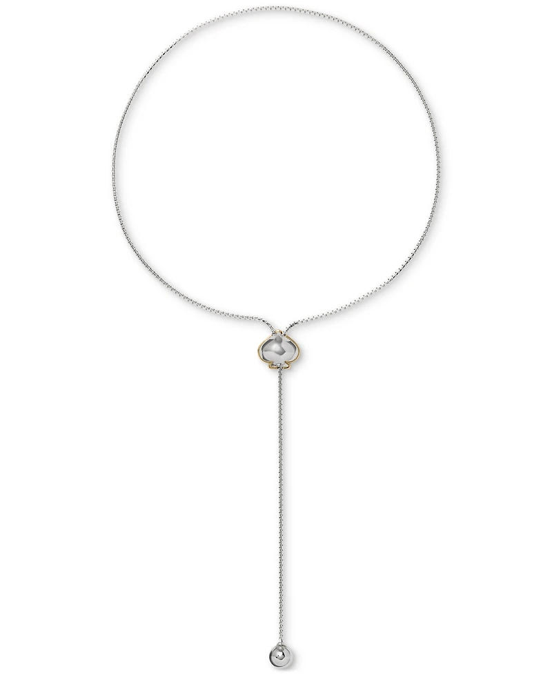 kate spade new york Sculpted Spade 25" Lariat Necklace