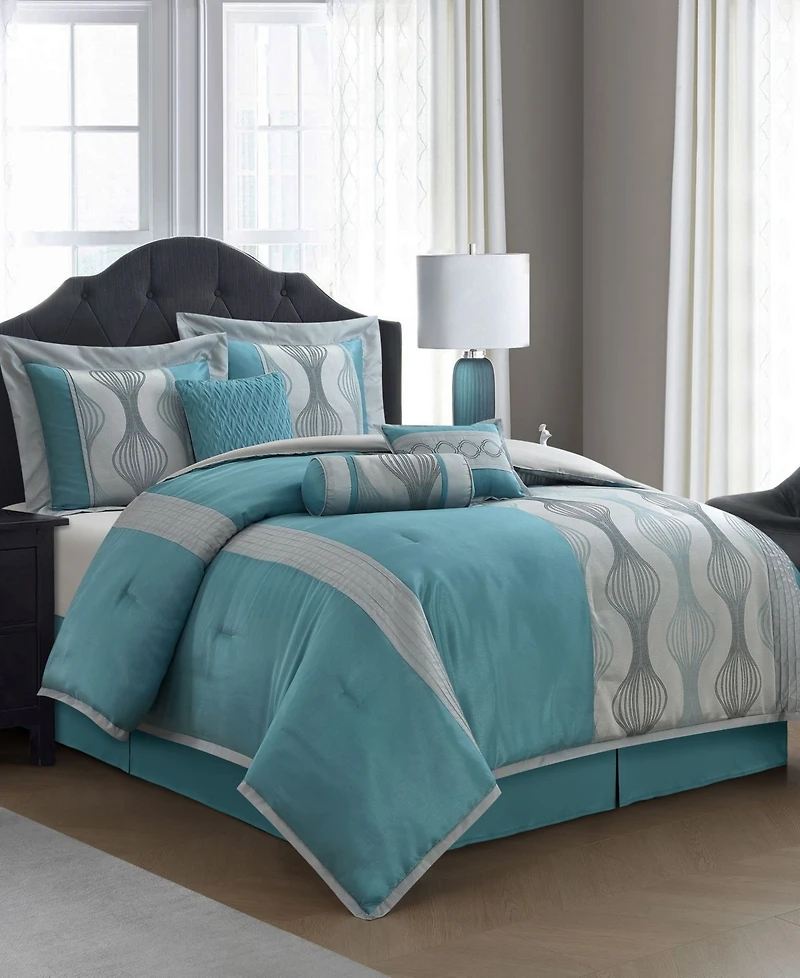 Stratford Park Kath 7-Piece Comforter Set, California King