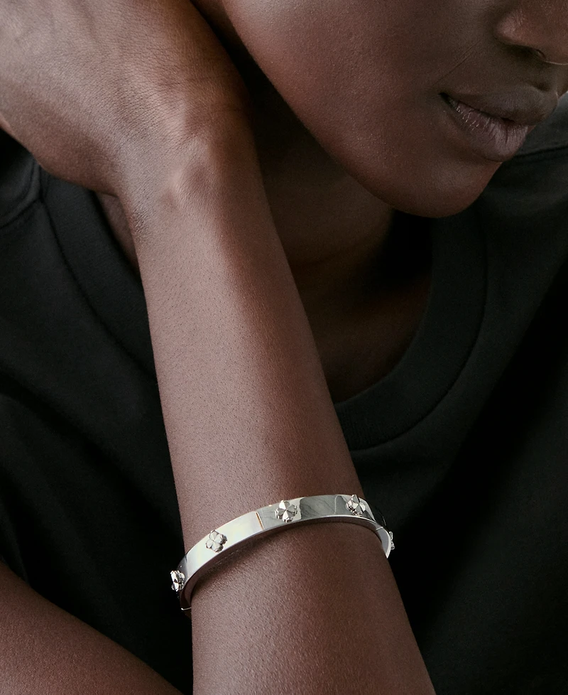 kate spade new york Spade Flower Hinge Bangle Bracelet