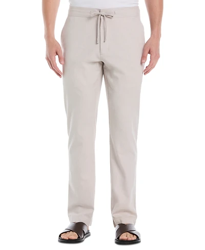 Cubavera Men's Linen-Blend Drawstring Pants