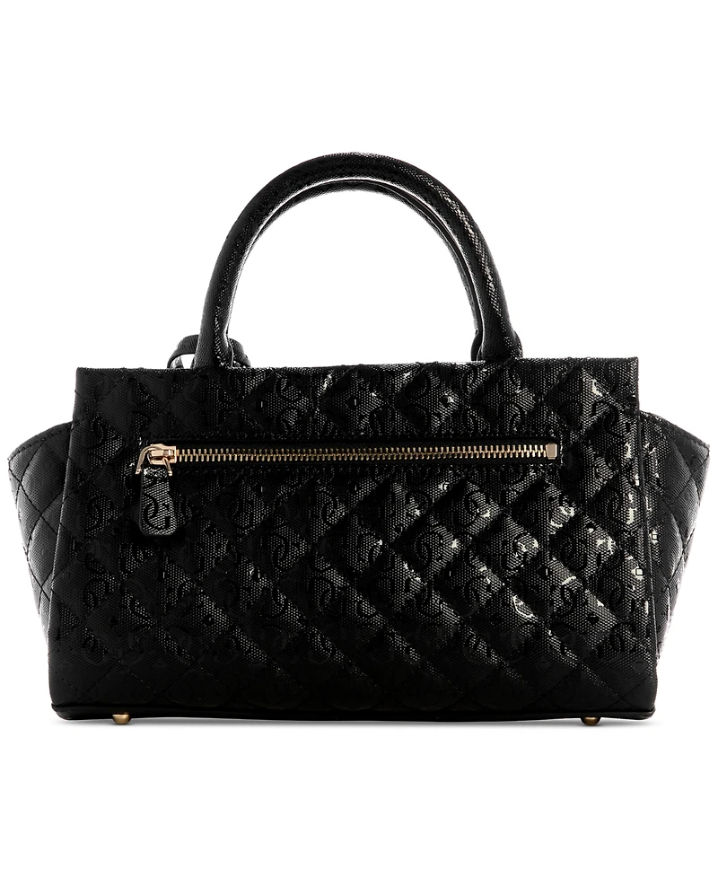 Guess Idra Small Quilted Satchel Bag