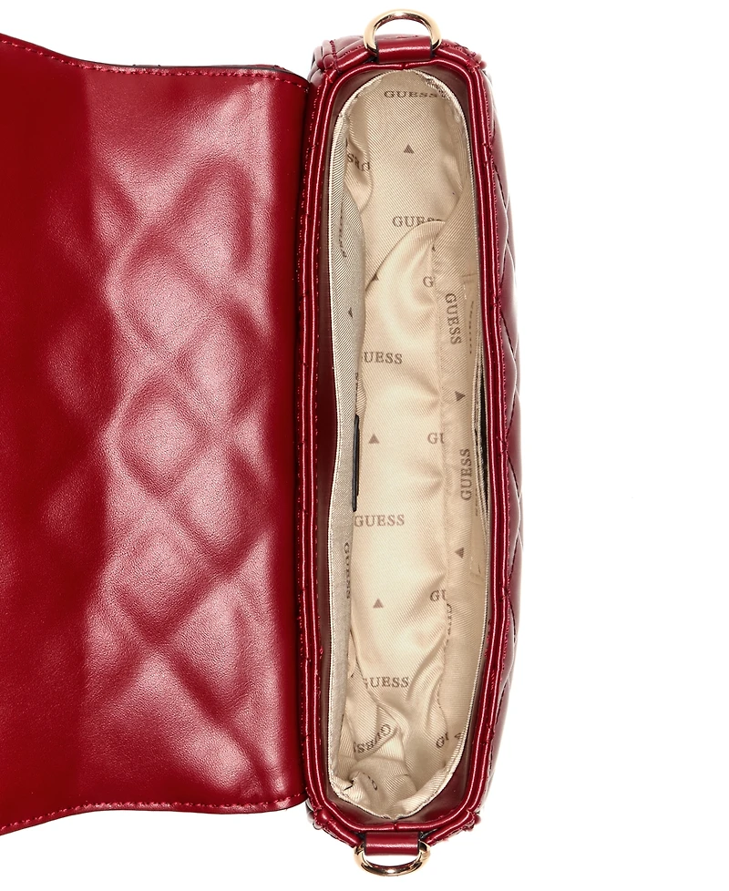 Guess Tinsley Small Quilted Flap Shoulder Bag