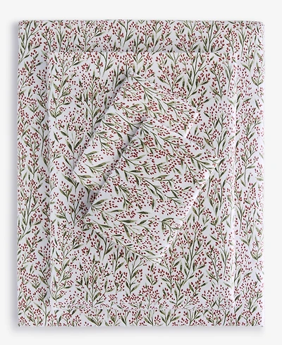 Charter Club Printed Flannel Cotton 4-Pc. Sheet Set, Queen, Exclusively at Macy's