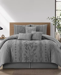 Stratford Park Lexia Leaves 7-Pc. Comforter Set, California King