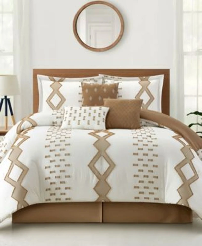 Stratford Park Sanissa Geometric Comforter Sets