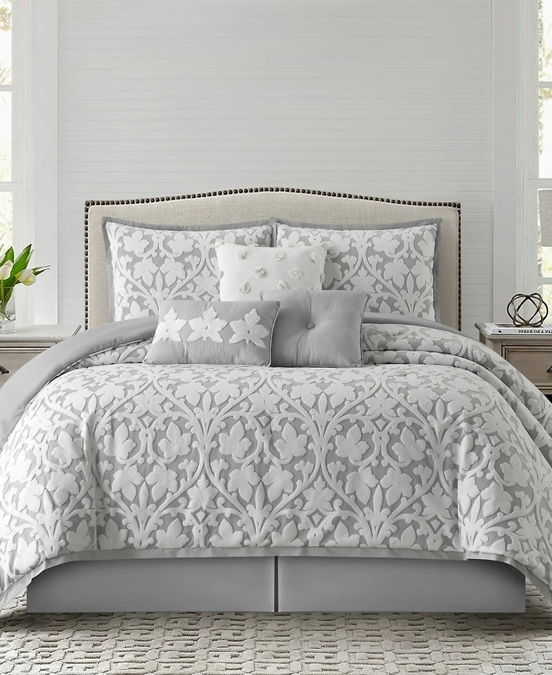 Stratford Park Adissa Floral 7-Pc. Comforter Set