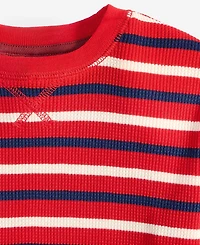 Epic Threads Toddler Boys Striped Crewneck Thermal Sweatshirt