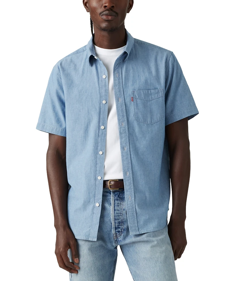 Levi's Men's Classic 1 Pocket Short Sleeve Regular Fit Shirt