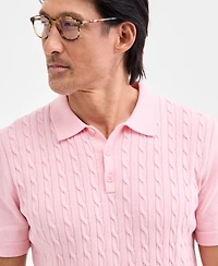 Club Room Men's Regular-Fit Sweater-Knit Polo Shirt, Created for Macy's
