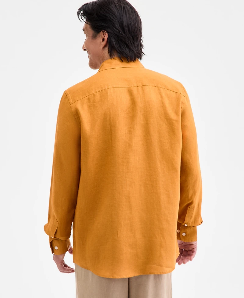 Club Room Men's 100% Linen Shirt