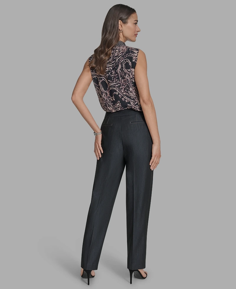 Bcbg Women's Denim Straight Leg Pants