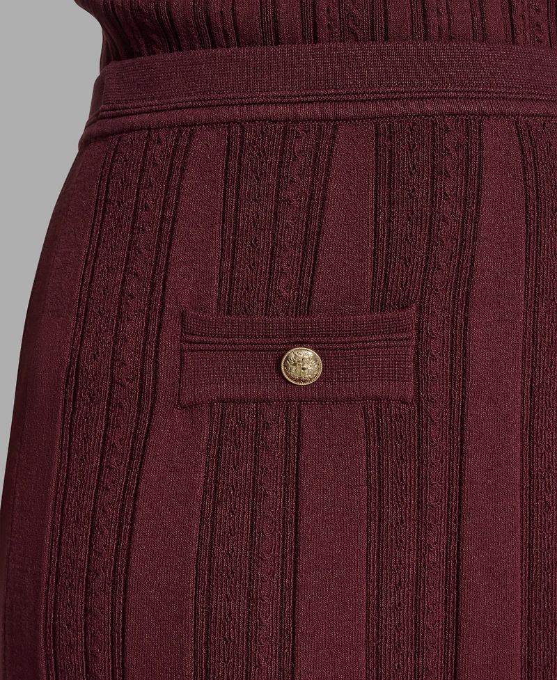Bcbg Women's Textured-Knit Mini Skirt