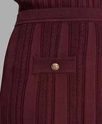 Bcbg Women's Textured-Knit Mini Skirt