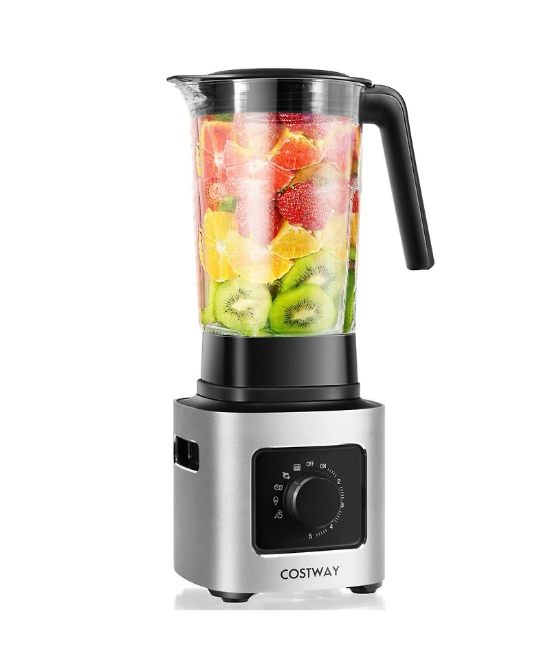 1500W Countertop Blender with 5 Speeds, 5 Presets, and 68oz Tritan Jar