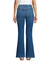 Lands' End Women's Tall Recover Denim High Rise Flare Jeans