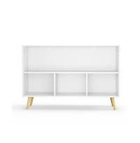 Cesicia Kids bookcase with Collapsible Fabric Drawers, Children's Book Display, Toy Storage Cabinet Organizer