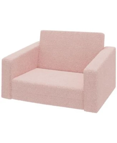 Cesicia 2 in 1 Kids Fold Out Chair Convertible Sofa to Lounger with Washable Cover for Boys Girls