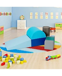 Akiudex 6 Piece Climb Crawl Play Set for Kids Toddler Indoor