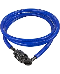 Weatherproof Straight Security Cable Lock with Resettable Combination, Anti-Theft Protection for Kayak, Bike, Paddleboard 5ft