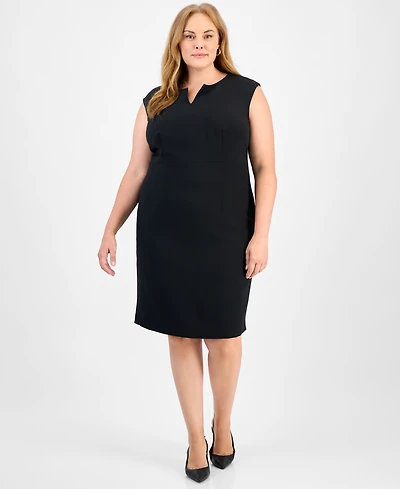 Kasper Plus Sleeveless Sheath Dress