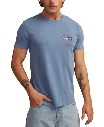Lucky Brand Men's Short Sleeve Jeep Willys Graphic T-Shirt