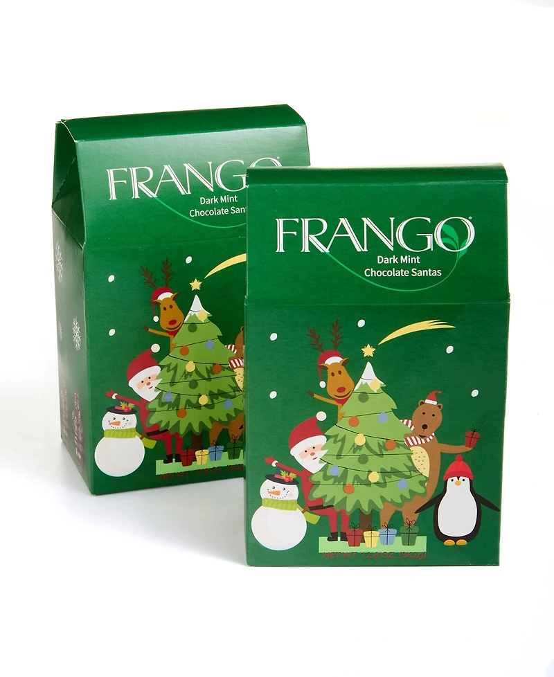 Frango Chocolates 2 Pack Holiday Dark Mint Chocolate Santas, Created for Macy's