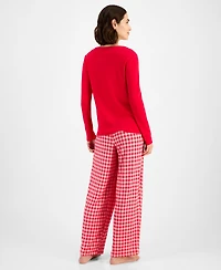 Charter Club Women's Long Sleeve Pointelle Tee, Macy's Exclusive