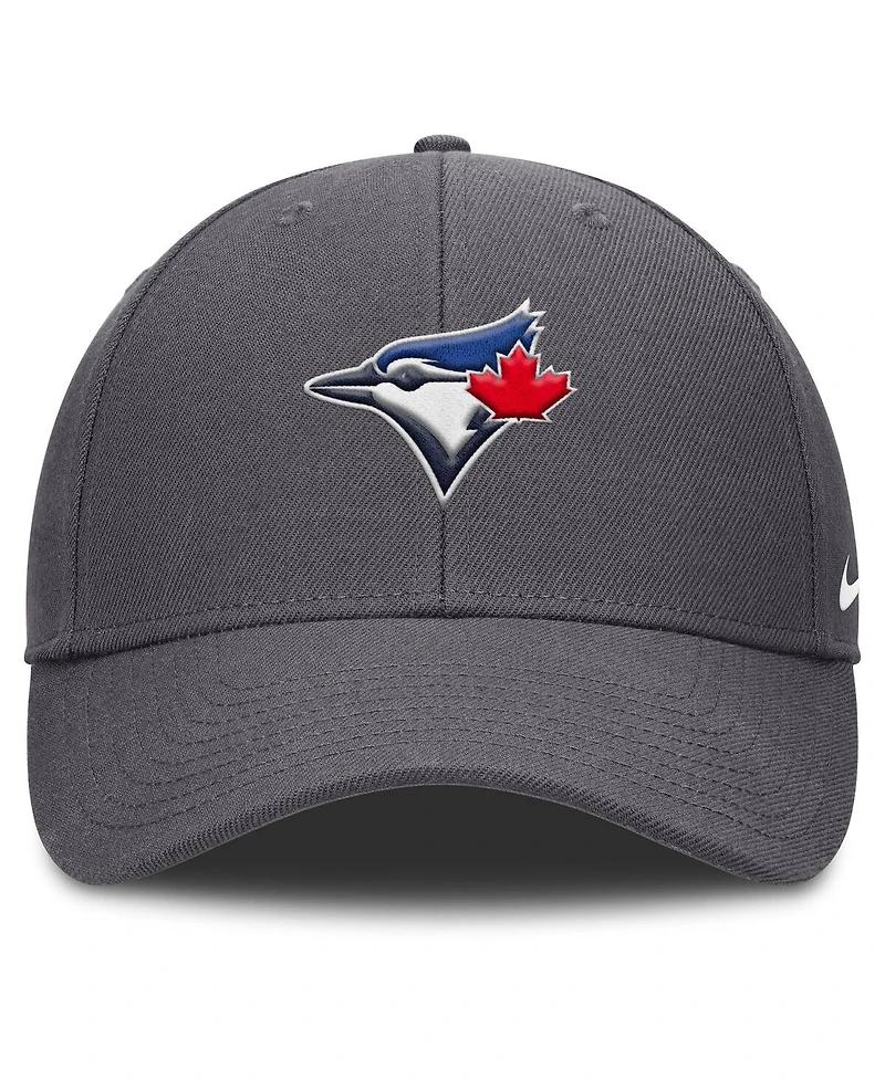 Nike Men's Gray Toronto Blue Jays Club Performance Adjustable Hat
