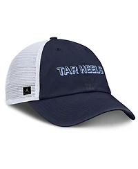 Jordan Men's Navy North Carolina Tar Heels 2025 Gameday On-Field Club Adjustable Trucker Hat