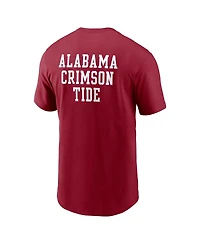 Nike Men's Crimson Alabama Tide 2-Hit Stacked T-Shirt