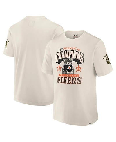 Fanatics Men's White Philadelphia Flyers Decades Collection Timeless T-Shirt