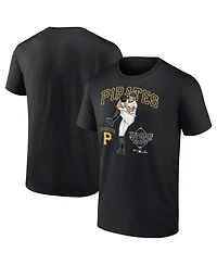 Fanatics Mto Label Men's Paul Skenes Black Pittsburgh Pirates Welcome To The Show T-Shirt