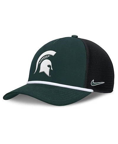 Nike Men's Green Michigan State Spartans Rise Primetime Trucker Adjustable Hat
