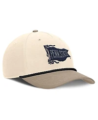 Nike Men's Natural Penn State Nittany Lions Rise Legacy Throwback Logo Adjustable Hat