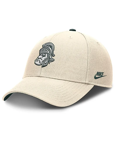 Nike Men's Natural Michigan State Spartans Rise Legacy Adjustable Hat