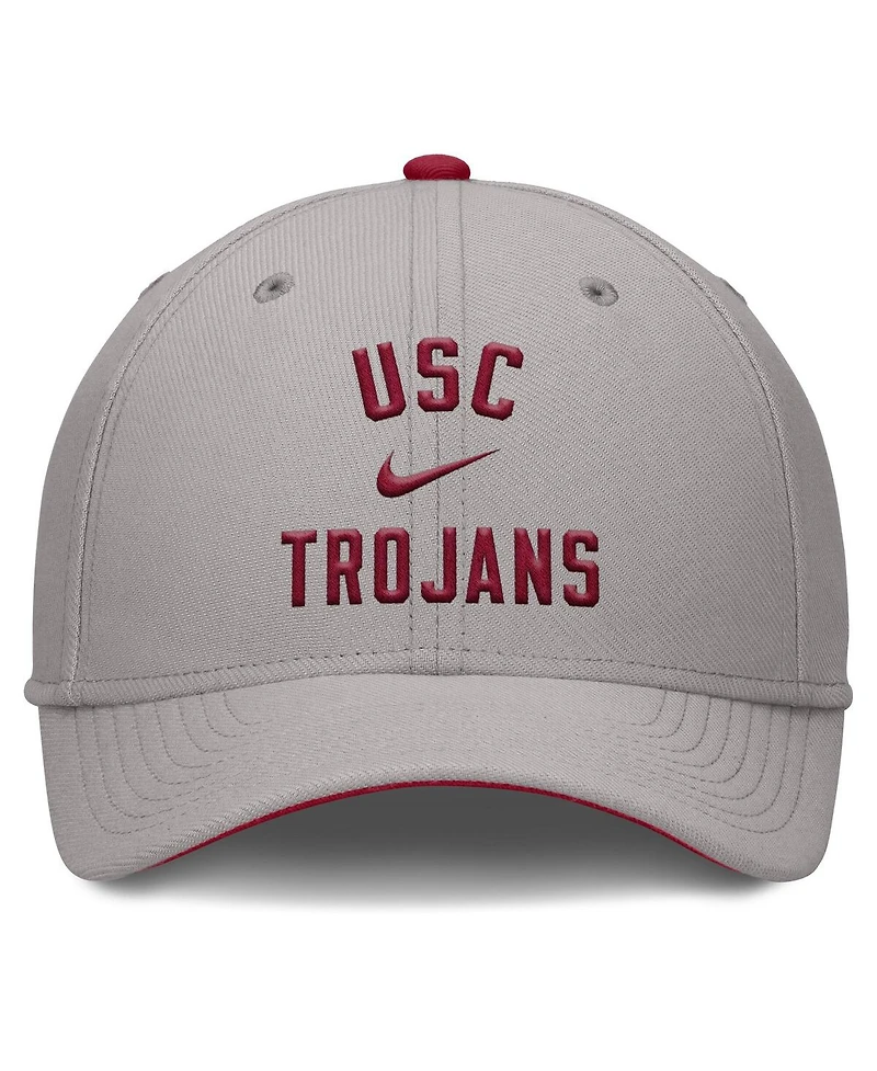 Nike Men's Gray Usc Trojans Rise Prep Performance Flex Hat
