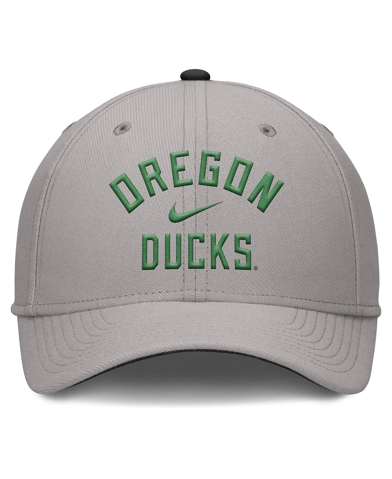 Nike Men's Gray Oregon Ducks Rise Prep Performance Flex Hat