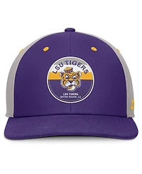 Nike Men's Purple/Gray Lsu Tigers Prep Pro Performance Snapback Hat