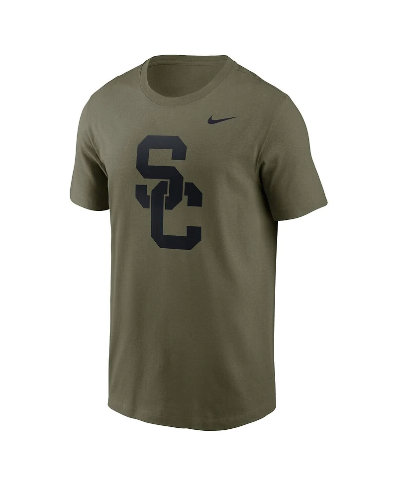 Nike Men's Olive Usc Trojans Primetime Logo Performance T-Shirt