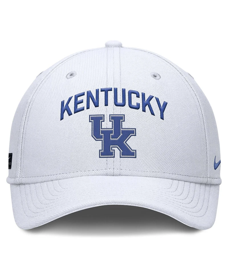 Nike Men's White Kentucky Wildcats 2025 On-Field Rise Performance Flex Hat