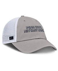 Nike Men's Gray Penn State Nittany Lions 2025 Gameday On-Field Club Adjustable Trucker Hat