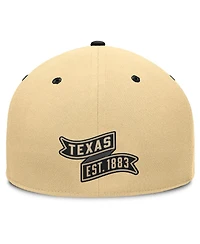 Fanatics Men's Gold/Black Texas Longhorns Balance Fitted Hat