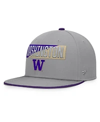 Fanatics Men's Gray Washington Huskies Duo Snapback Hat