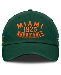 Fanatics Men's Green Miami Hurricanes Archer Adjustable Hat