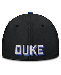 Nike Men's Black Duke Blue Devils Legacy Rise Performance Flex Hat