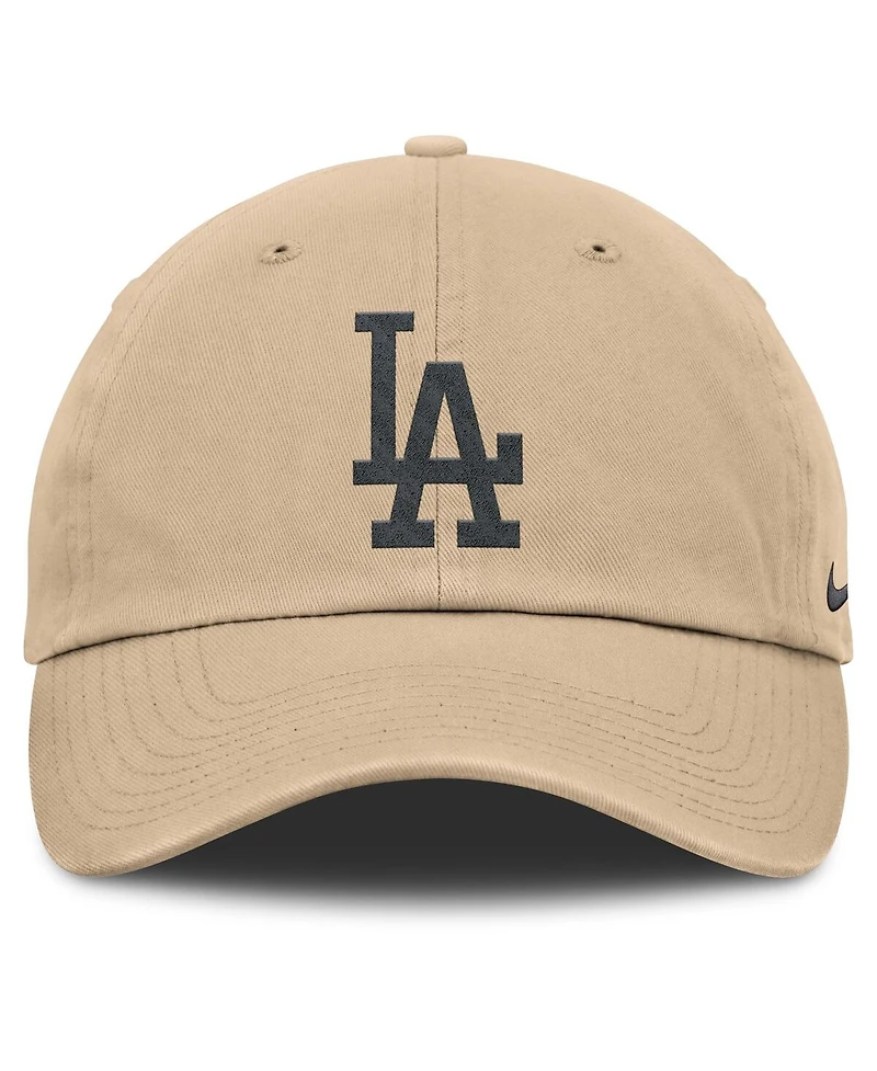 Nike Men's Khaki Los Angeles Dodgers Club Adjustable Hat