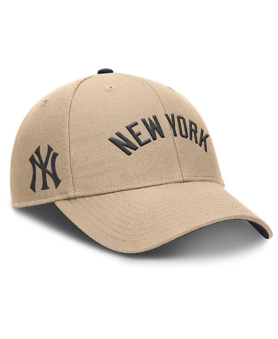 Nike Men's Khaki New York Yankees Rise Adjustable Hat